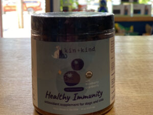 Kin + Kind Healthy Immunity, What the Woof Pet Supplies, Sicamous BC